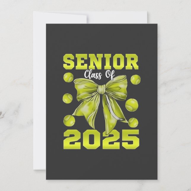 Senior 2025 Softball Graduate Graduate Sport Save The Date (Vorderseite)