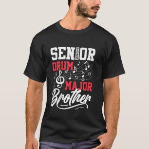 Senior 2025 Tambourmajor Bruder Stolz Bruder Übere T-Shirt