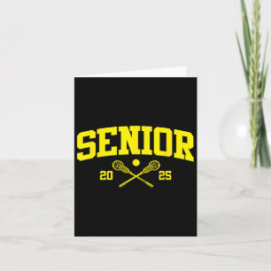 Senior 2025 Vintag Sports CL of 2025 Lacrosse Pla Karte