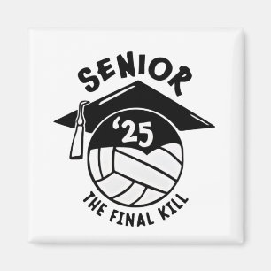 Senior 2025 Volleyball-Abschluss Magnet