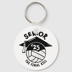 Senior 2025 Volleyball-Abschluss Schlüsselanhänger