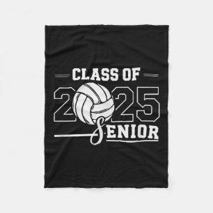Senior 2025 Volleyball Mama High School Abschluss Fleecedecke