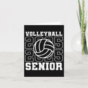 Senior 2025 Volleyball Mama High School Abschluss Karte
