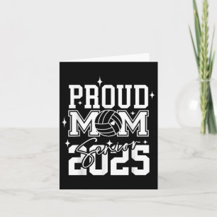 Senior 2025 Volleyball Mama High School Abschluss Karte