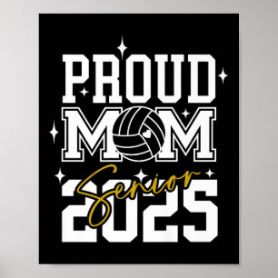Senior 2025 Volleyball Mama High School Abschluss Poster