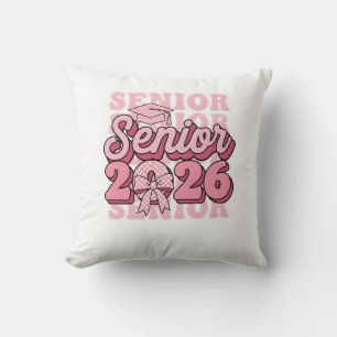 Senior 2026 Abschlussjahrgang 2026 Coquette Rosa S Kissen