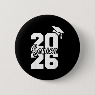 Senior 2026 Abschlussklasse 2026 High School Colle Button