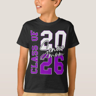 Senior 2026 Abschlussklasse 2026 Lila Abschluss 20 T-Shirt
