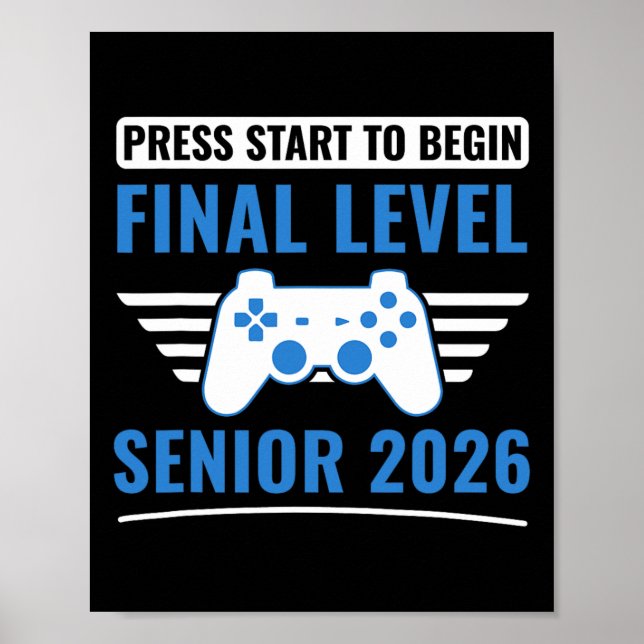 Senior 2026 Abschlussklasse 2026 Senior  Poster (Vorne)