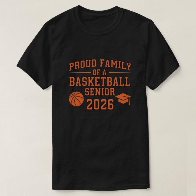 Senior 2026 Basketball Player Class of 2026 Grad  T-Shirt (Design vorne)