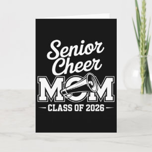 Senior 2026 Cheer Team Mom Abitur Karte