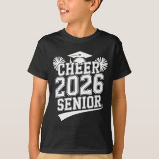 Senior 2026 cheer team mom high school graduation T-Shirt