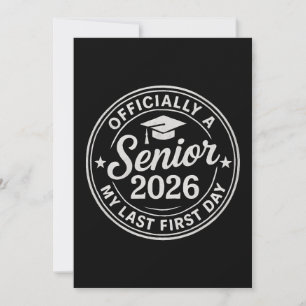 Senior 2026 Ersttagestempel Einladung