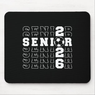 Senior 2026 Fußball Abiturienten Schule Abschluss Mousepad