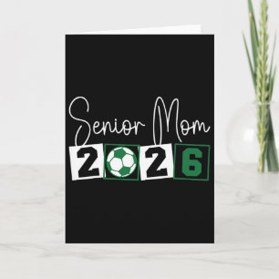 Senior 2026 Fußball-Mama Mama Cl von 2026 Abschlus Karte