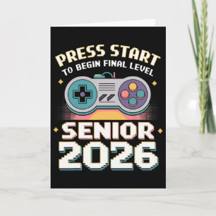 Senior 2026 Gamer-Modus An Drück Start Finallevel Karte