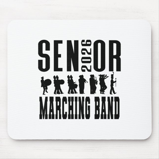 Senior 2026 Marschieren Nd Cl Von 2026  Mousepad (Vorne)