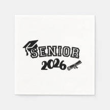 Senior 2026 Paper Napkin