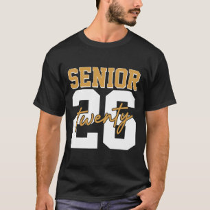 Senior 2026 Retro Abschlussklasse Von 2026 Abschlu T-Shirt