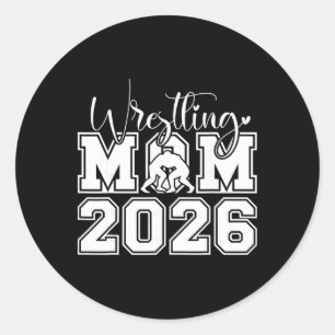 Senior 2026 Ringer-Mutter Stolz Senior 2026 Mutter Runder Aufkleber
