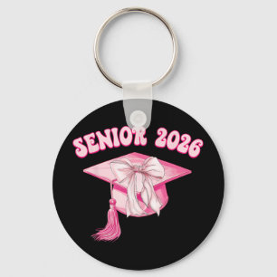 Senior 2026 Rosa Kokette-Schirmmütze Cl von 2026 A Schlüsselanhänger
