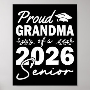 Senior 2026 Stolz Oma Einer Abschlussklasse 2026 S Poster
