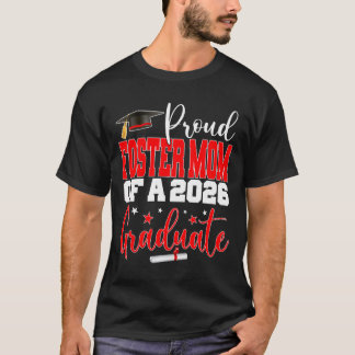 Senior 2026 Stolz Ziehmutter eines Abgängerjahrgan T-Shirt