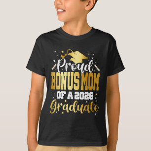 Senior 2026 stolze Bonus-Mama eines Cl von 2026 Ab T-Shirt