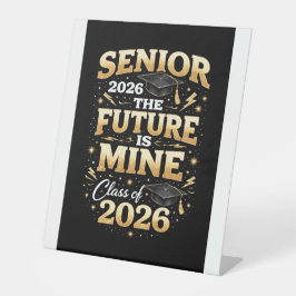 Senior 2026 – The Future is Mine Sockelschild