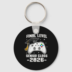 Senior 2026 Videospiel-Gamer-Abschlussklasse 2026 Schlüsselanhänger