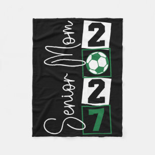 Senior 2027 Fußball-Mama letzte Saison Cl von 2027 Fleecedecke