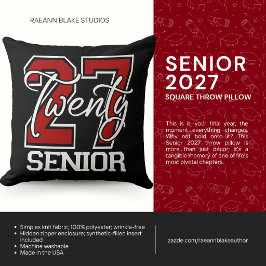 Senior 2027 Quadrat-Kissen Kissen