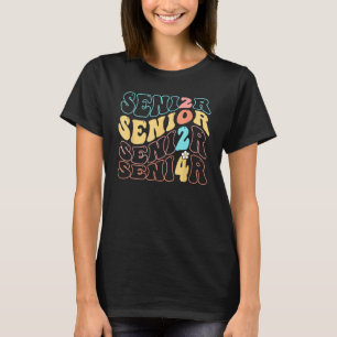 Senior 24 Abschluss Class of 2024 Niedlich Senior T-Shirt