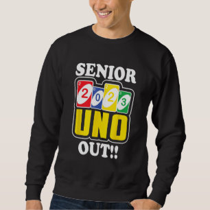 Senior 24 Klasse 2024 Rückseite Schulabschluss 202 Sweatshirt