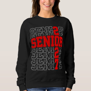 Senior Abschluss Boys Girls Class of 2027 Senior Sweatshirt
