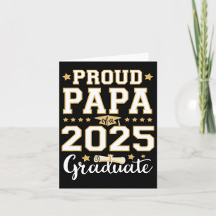 Senior Abschluss Proud Papa 2025 Graduate Cl Matc Karte