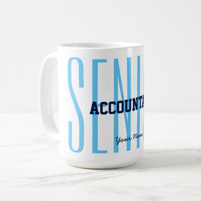 "SENIOR ACCOUNTANT" TASSE (Vorderseite Links)