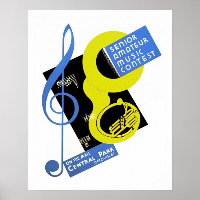 Senior Amateur Music Contest Poster (Vorne)