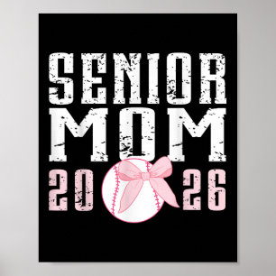 Senior Back to School 2026 Baseball Bow CL of 2026 Poster