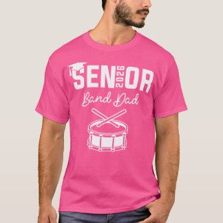 Senior Band Vater 2026 Marching Band Class of 2026 T-Shirt