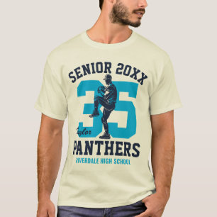Senior-Baseballteam-Spieltags-Outfit in maßgeschne T-Shirt