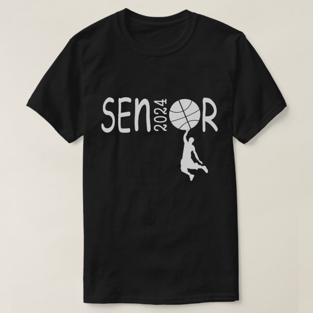 Senior Basketball 2024 T-Shirt (Design vorne)