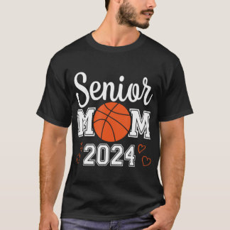Senior Basketball Mama 2024 Class of 2024 Player T-Shirt