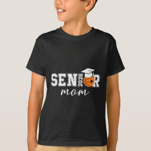 Senior Basketball-Mama Abschlussklasse 2026 Lustig T-Shirt