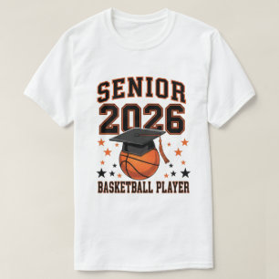 Senior Basketballspieler Klasse 2026 Abschluss 202 T-Shirt