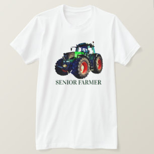 "Senior Bauer" und "Green Traktor T - Shirt" T-Shirt