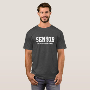 Senior Block Letter Class von 20xx T-Shirt