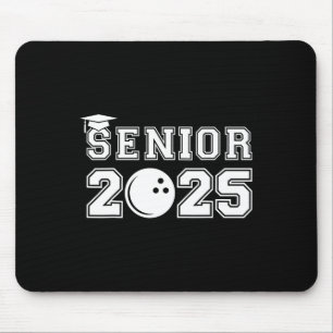 Senior Bowling CL of 2025 Abschluss School Gradua Mousepad