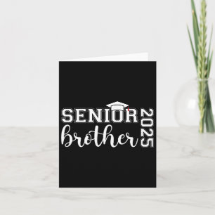 Senior Brother 2025 Cl von 2025 Graduate Abschluss Karte