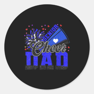 Senior Cheer Vater 2026 Cheer Dad Frauen Männer Ch Runder Aufkleber